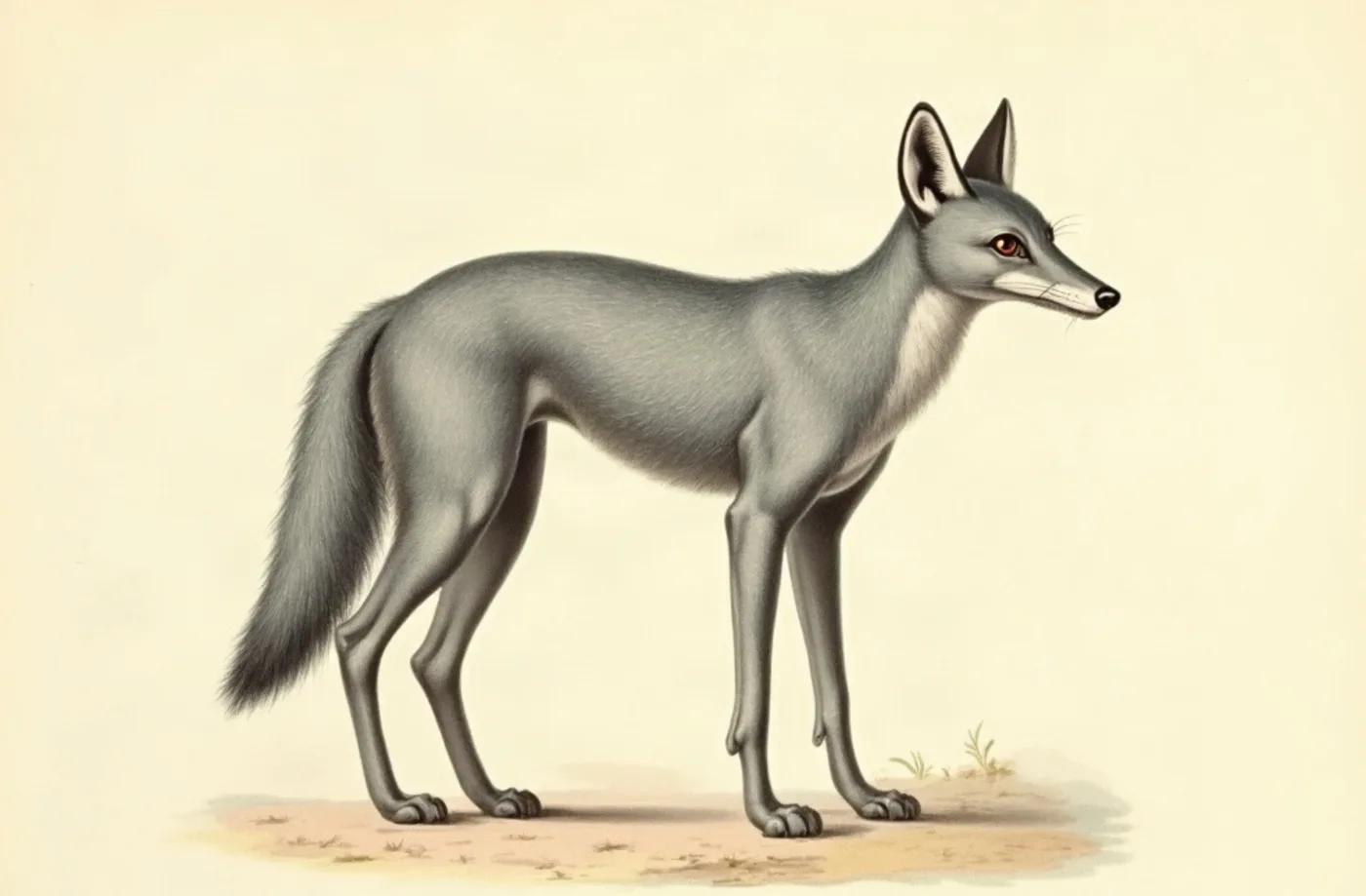 Vulpes vulpes, volpe argentata